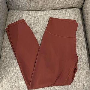 Lululemon-Wunderunder 25”- size 10-Rustic clay